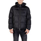 Black Polyamide Full-Length Jacket