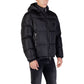 Black Polyamide Full-Length Jacket