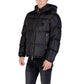 Black Polyamide Full-Length Jacket