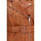 Brown Goatskin Sleeveless Jacket