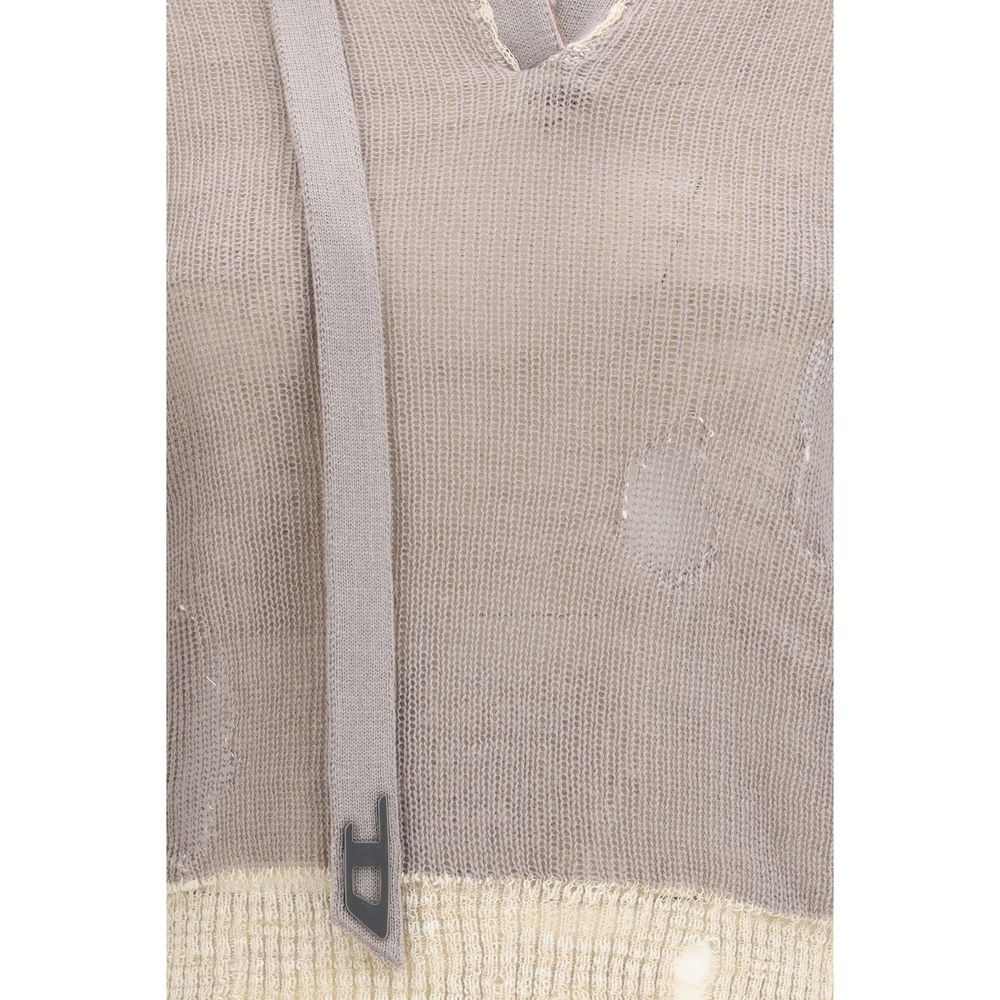 Grijze katoenen sweater