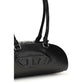 Black Calf Leather Bos Taurus Shoulder Bag