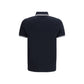 Blue Cotton Polo Shirt