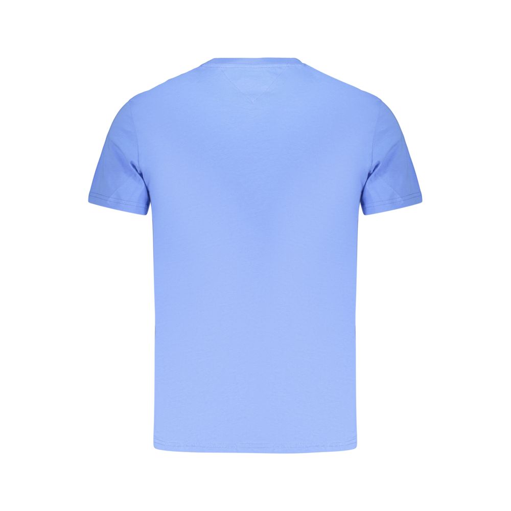 Light Blue Cotton Men's T-Shirt