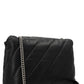 Black Lamb Leather Crossbody Bag
