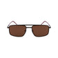Brown Metal Sunglasses