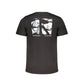 Black Cotton Men's T-Shirt