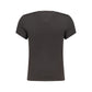 Black Cotton Women's T-Shirt