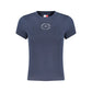 Blue Cotton Women's T-Shirt