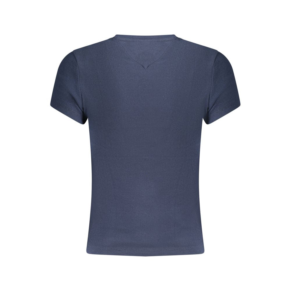 Blue Cotton Women's T-Shirt
