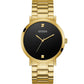 Gold Stainless Steel Dress Watch