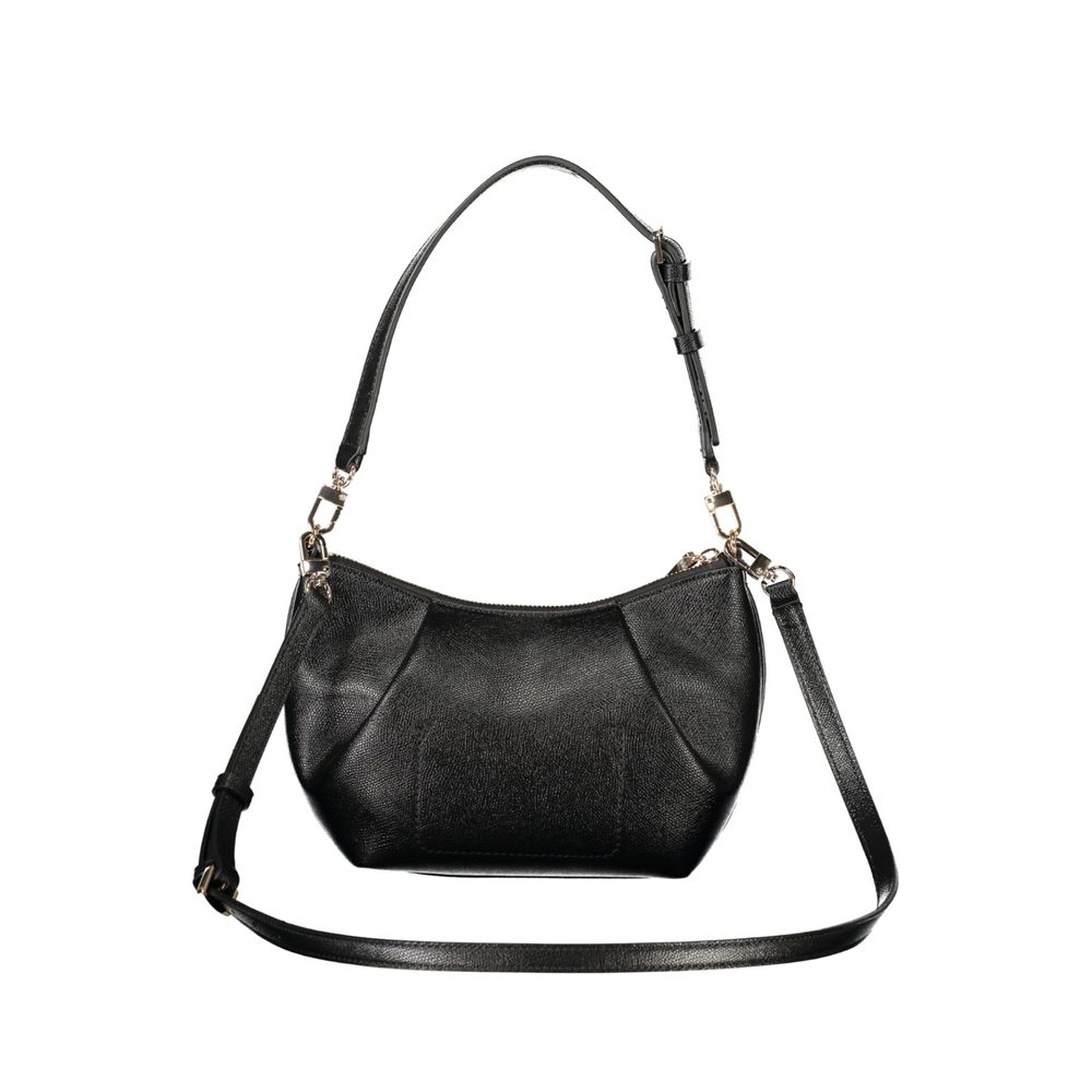 Black Polyurethane Women's Bag