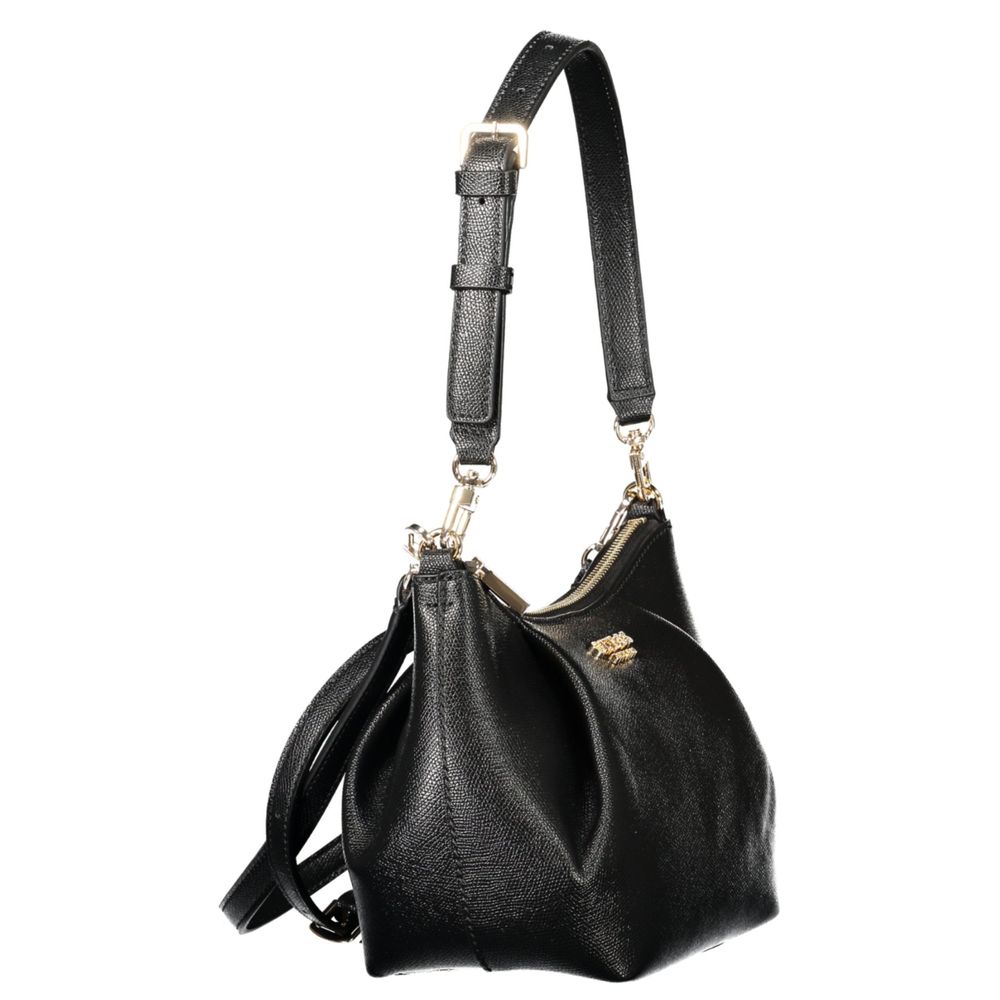 Black Polyurethane Women's Bag