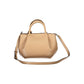 Beige Polyurethane Women's Bag