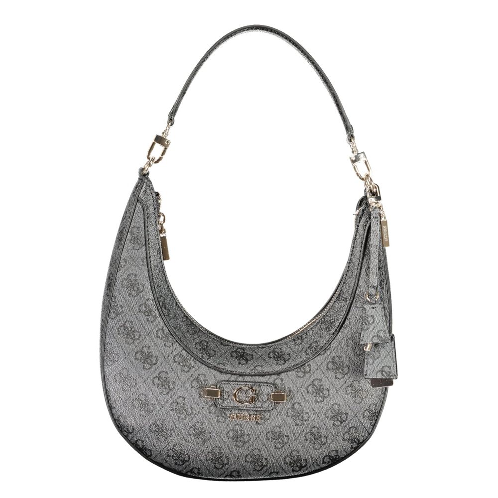 Black Polyurethane Women's Bag