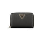 Black Polyurethane Women's Wallet
