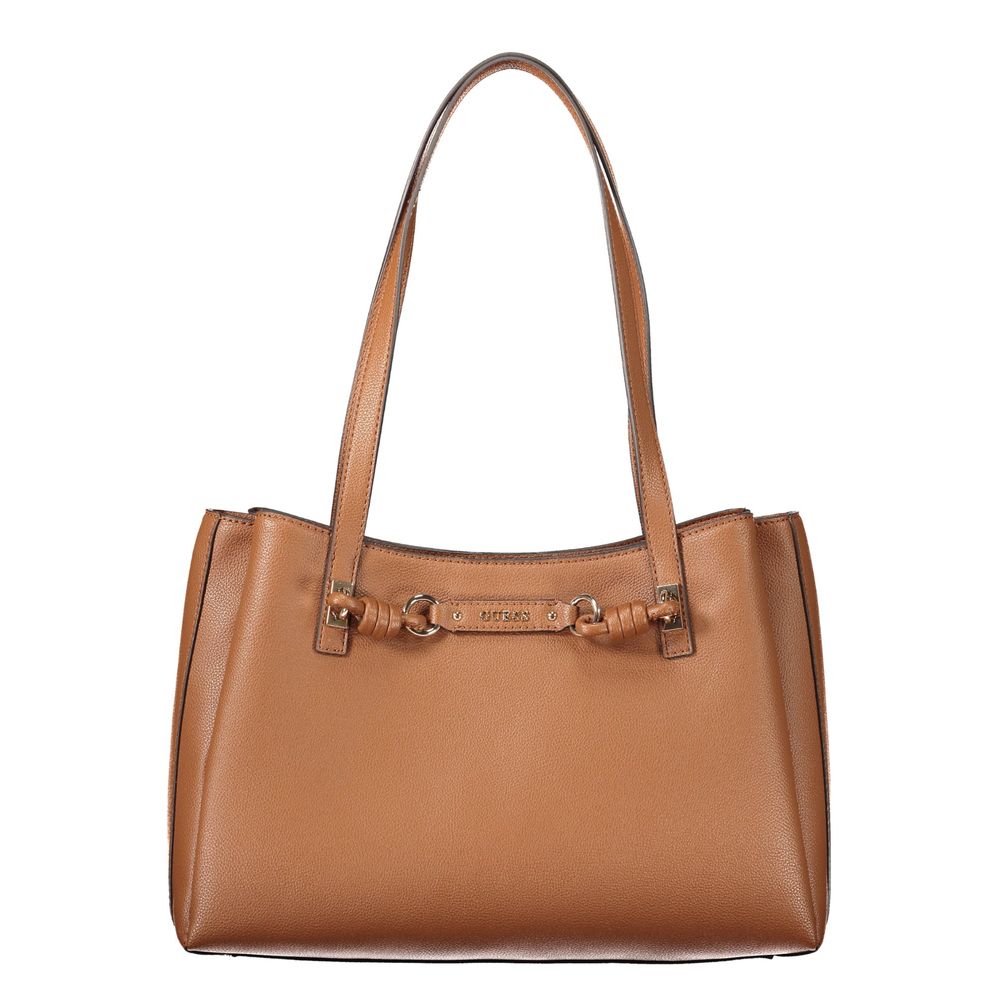 Brown Polyethylene Handbag