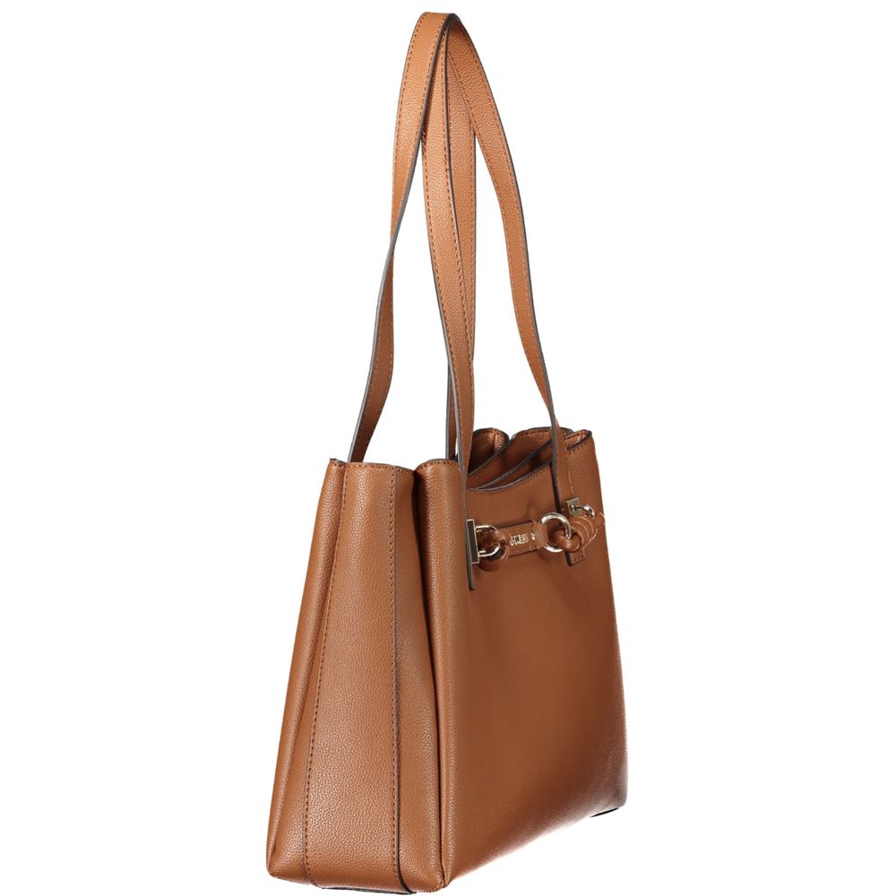 Brown Polyethylene Handbag