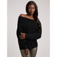 Black Polyester Sweatshirt