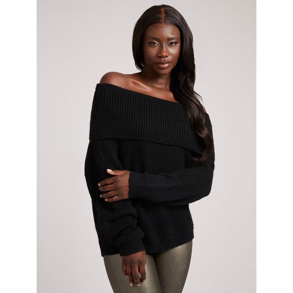Black Polyester Sweatshirt