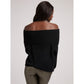 Black Polyester Sweatshirt