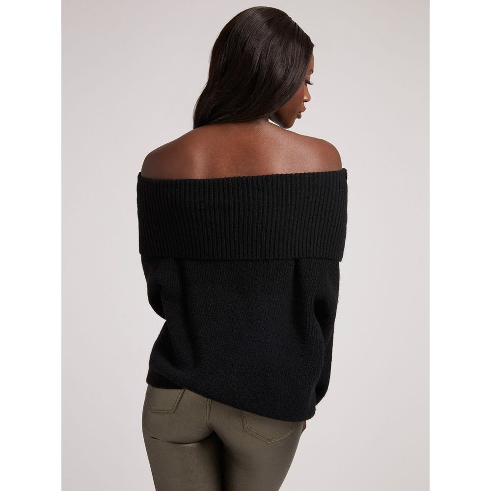 Black Polyester Sweatshirt