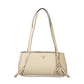 Beige Polyurethane Women's Bag