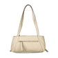 Beige Polyurethane Women's Bag
