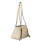 Beige Polyurethane Women's Bag