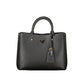 "Black Polyurethane Womens Bag"