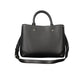 "Black Polyurethane Womens Bag"