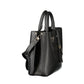"Black Polyurethane Womens Bag"