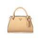 Beige Polyurethane Women's Bag