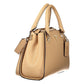Beige Polyurethane Women's Bag