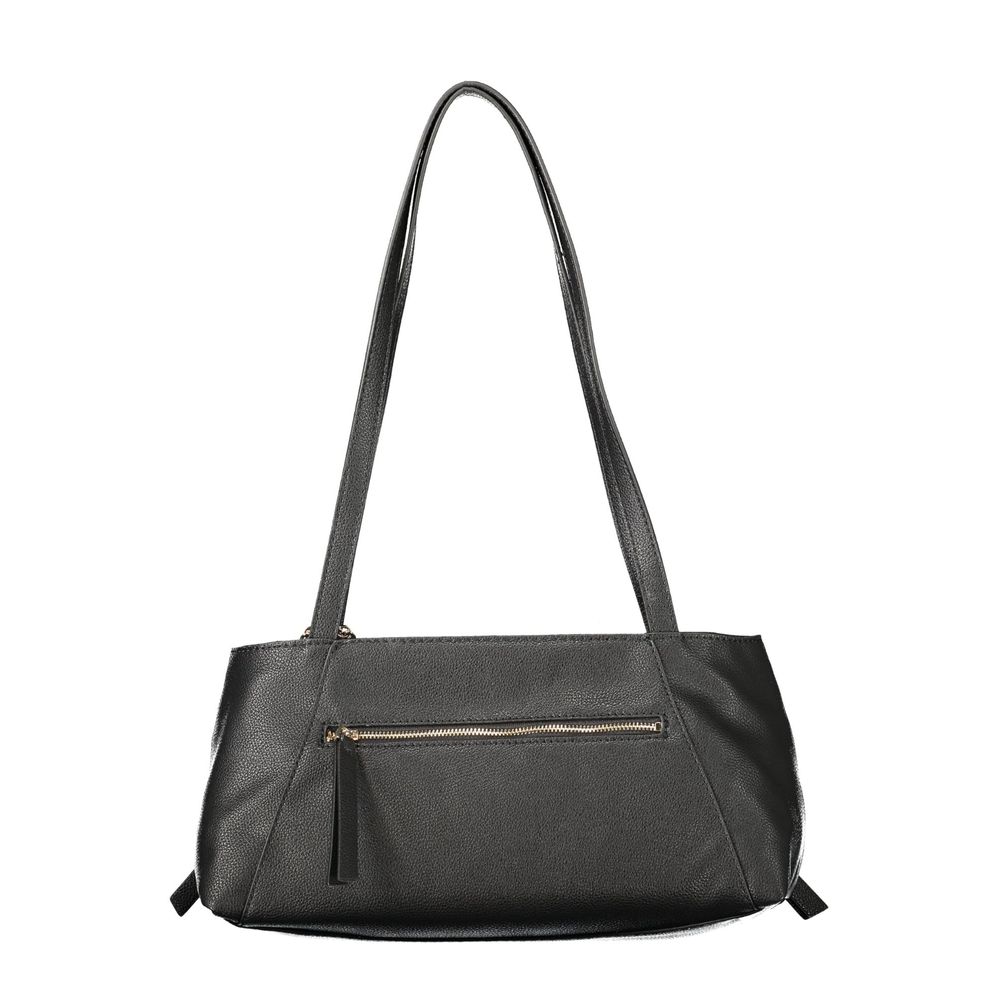 Black Polyurethane Women's Bag
