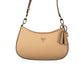 Beige Polyurethane Women's Bag