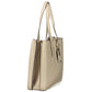 Beige Polyurethane Women's Bag