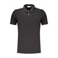 Black Cotton Men's Polo