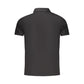 Black Cotton Men's Polo