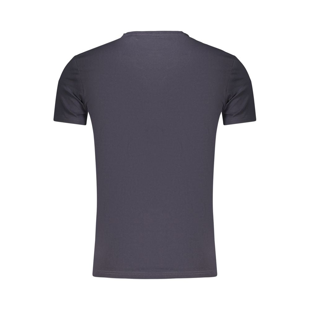 Blue Cotton Men's T-Shirt