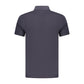 Blue Cotton Mens Polo Shirt