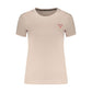 Pink Cotton Womens T-Shirt