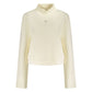 Bianco Polyester Donna Sweatshirt