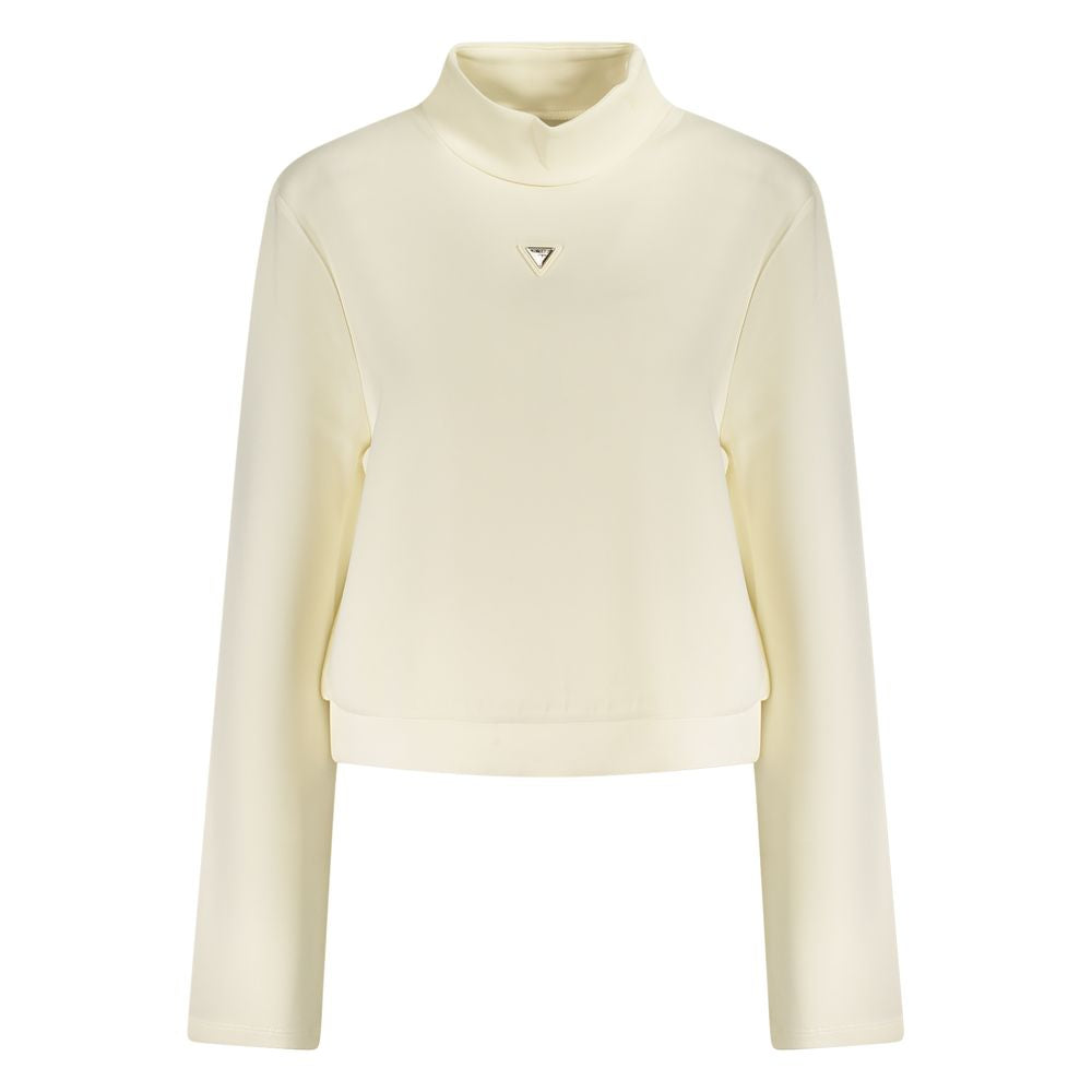 Bianco Polyester Donna Sweatshirt