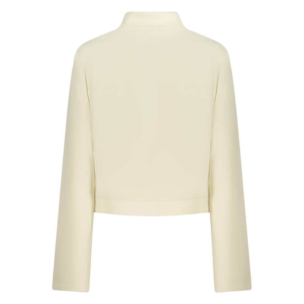 Bianco Polyester Donna Sweatshirt