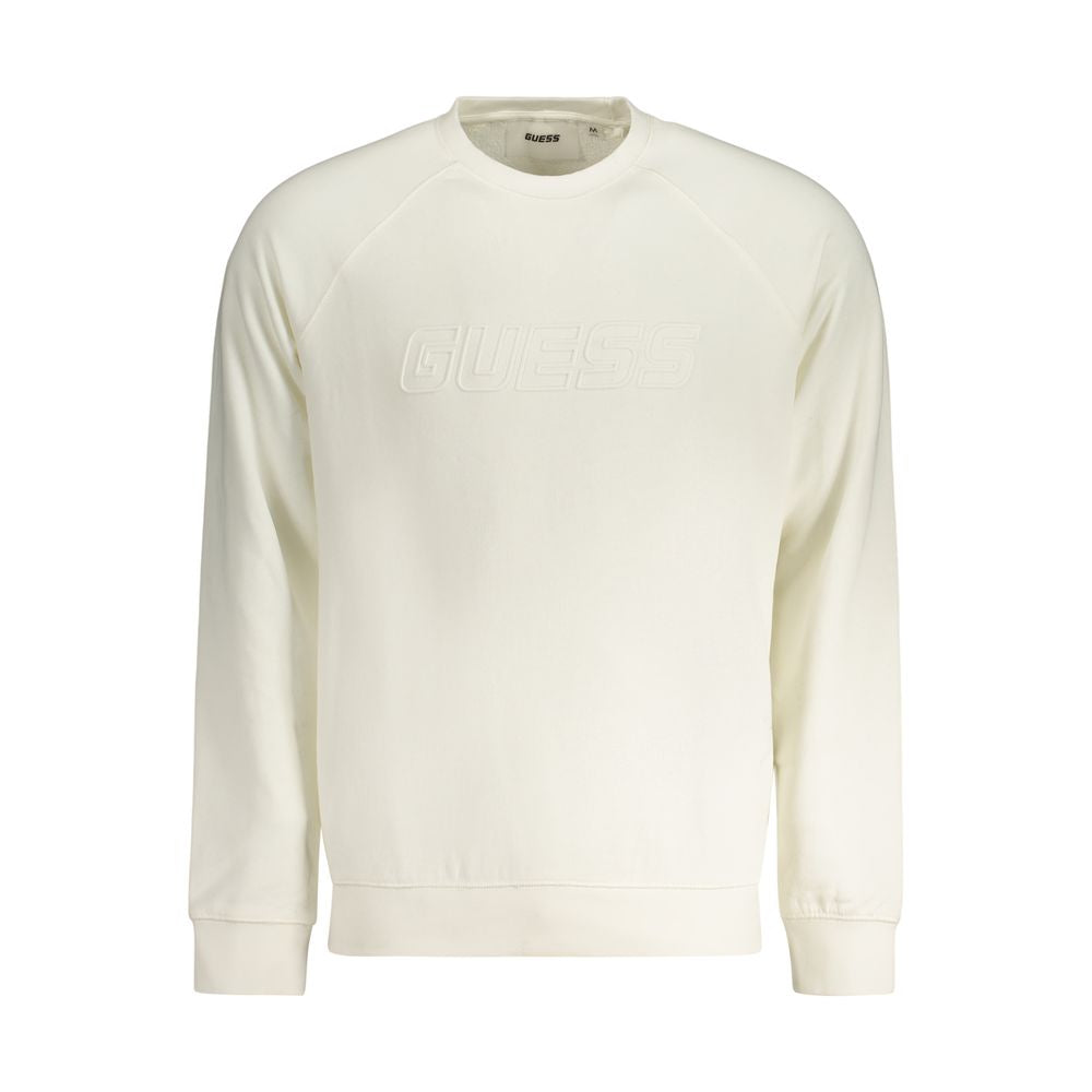 White Cotton Men's Sweatshirt