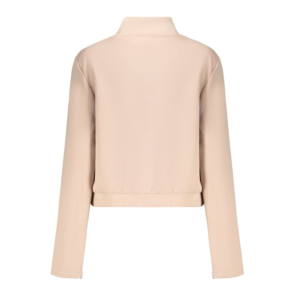 Pink Polyester Women's Sweatshirt