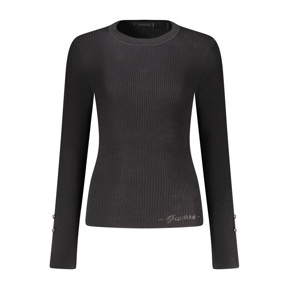 Black Viscose Women's Sweater
