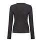 Black Viscose Women's Sweater