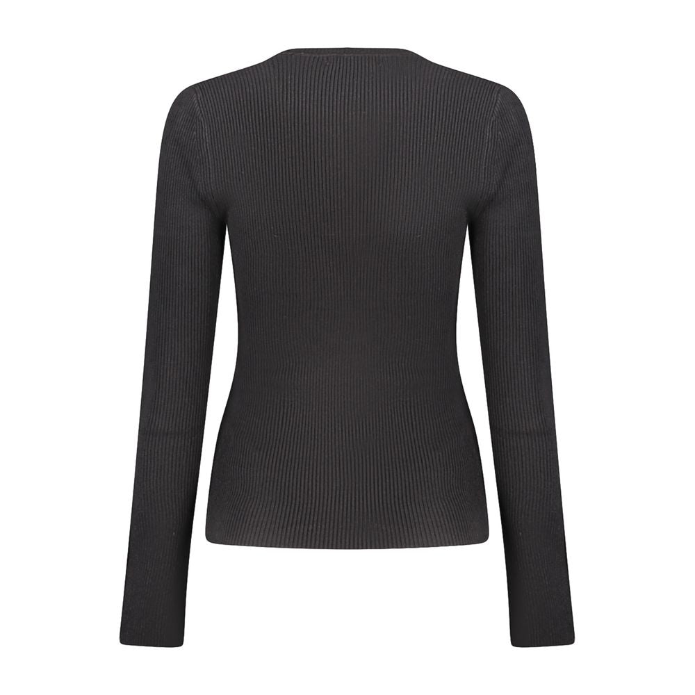 Black Viscose Women's Sweater